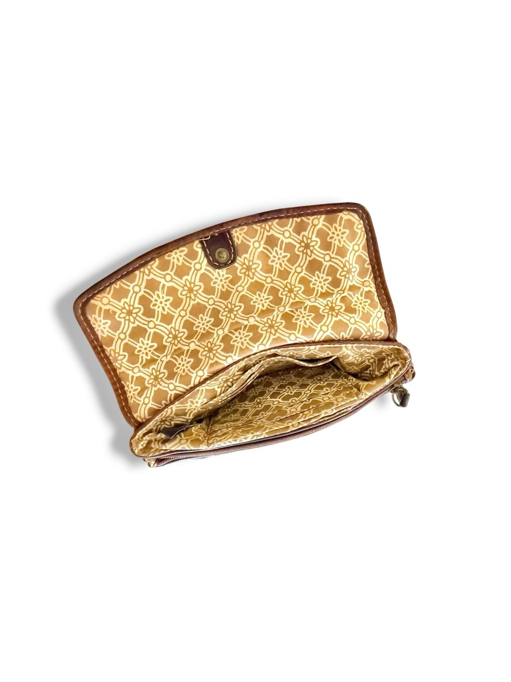 Fossil Talita Patchwork Floral Wristlet Clutch - Brown & Multi - Picture 3 of 5